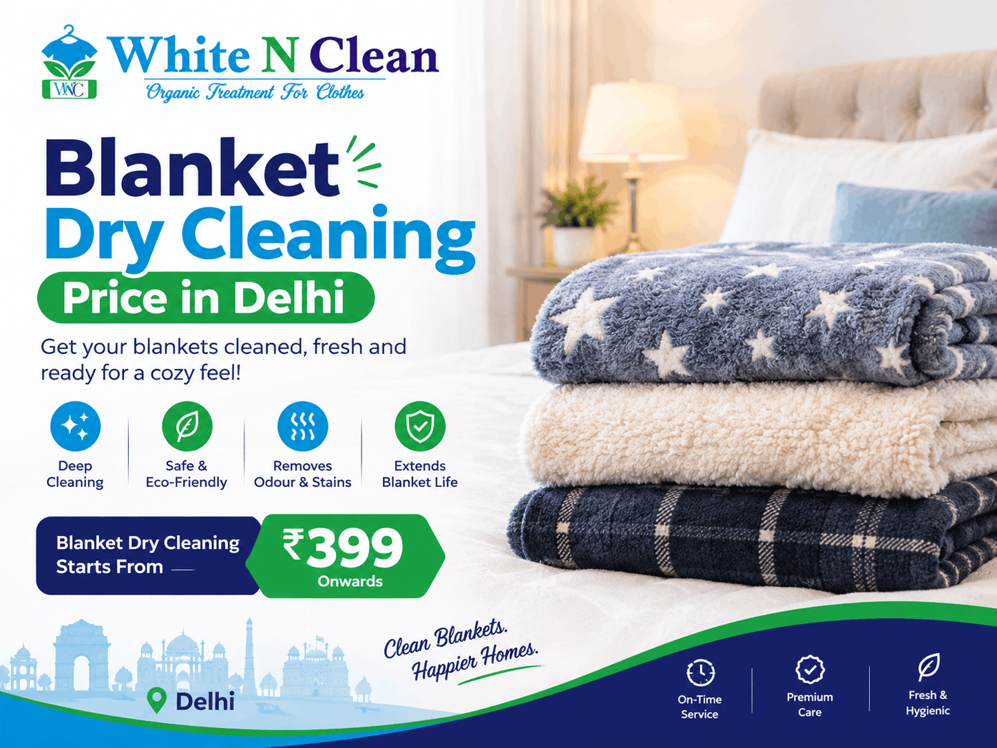 Blanket Dry Cleaning Price in Delhi