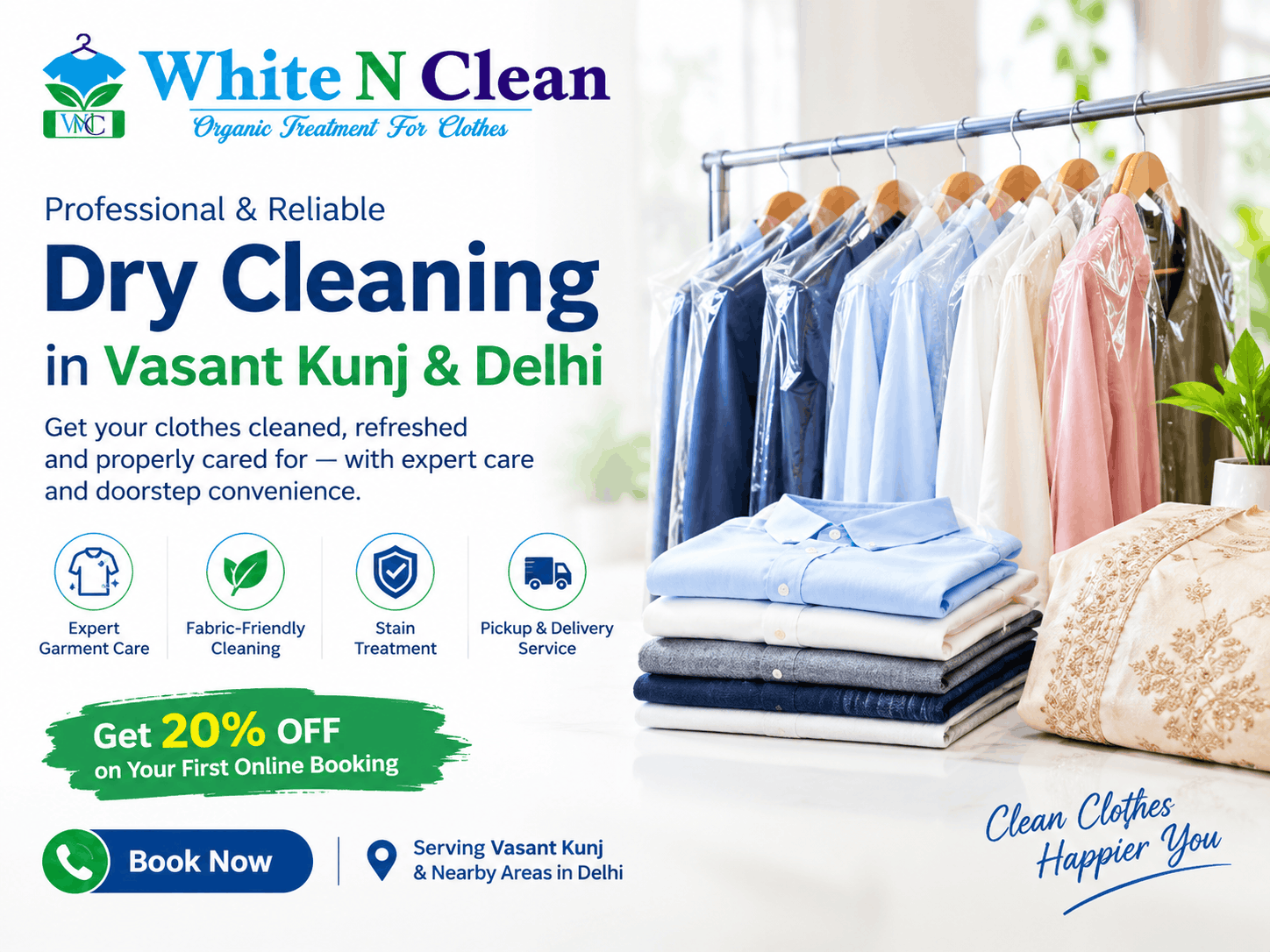 Dry Cleaning in Vasant Kunj
